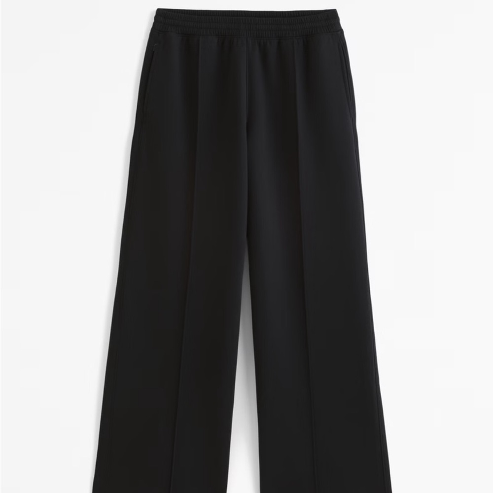 Women's Black Wide Leg Sweatpants